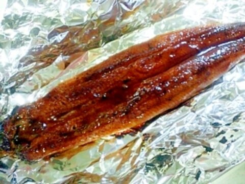 オーブントースターde冷凍からふわふわ鰻の蒲焼